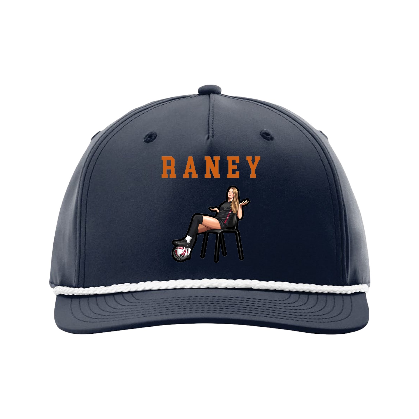 Five-Panel Classic Rope Cap — Shirsey in Navy