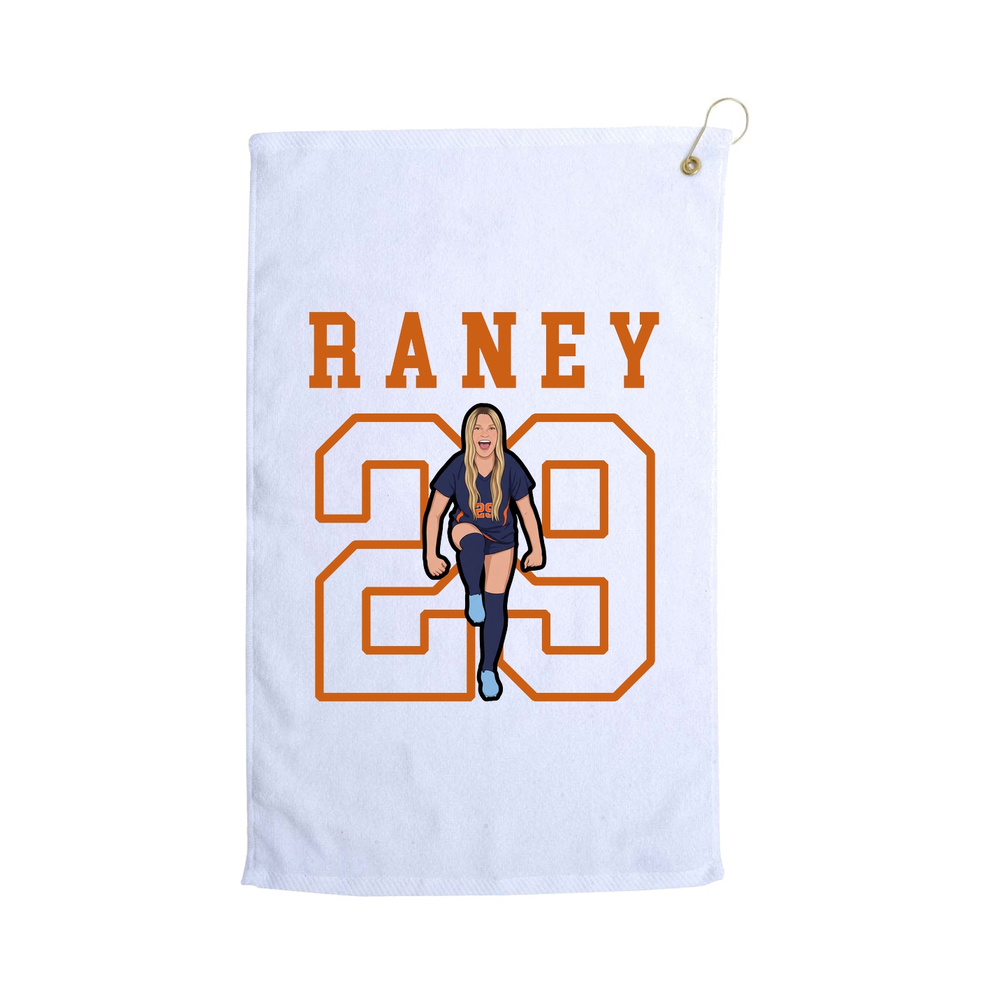 Golf Towel — Shirsey in White