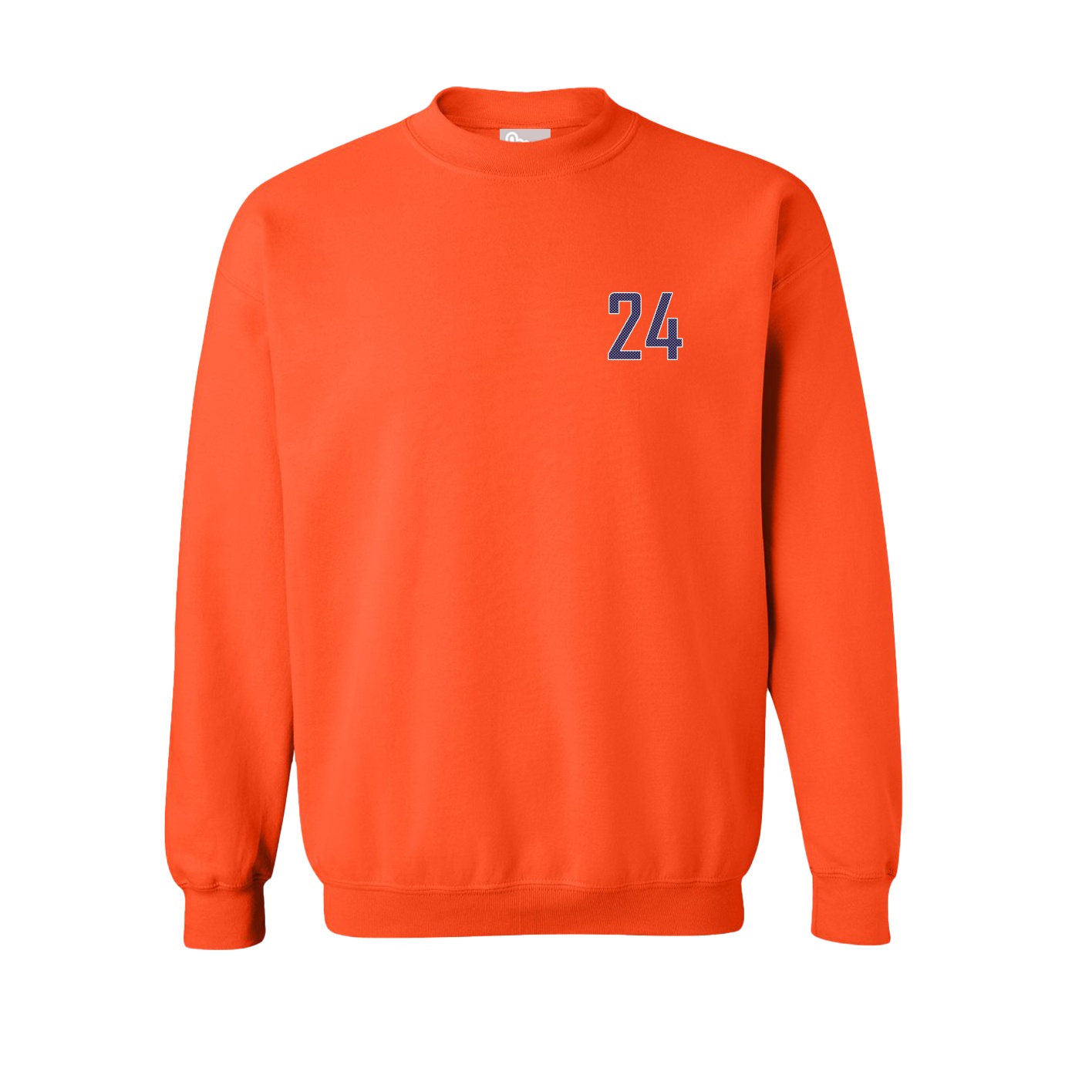 Fleece Crew — Front Shirsy in Orange