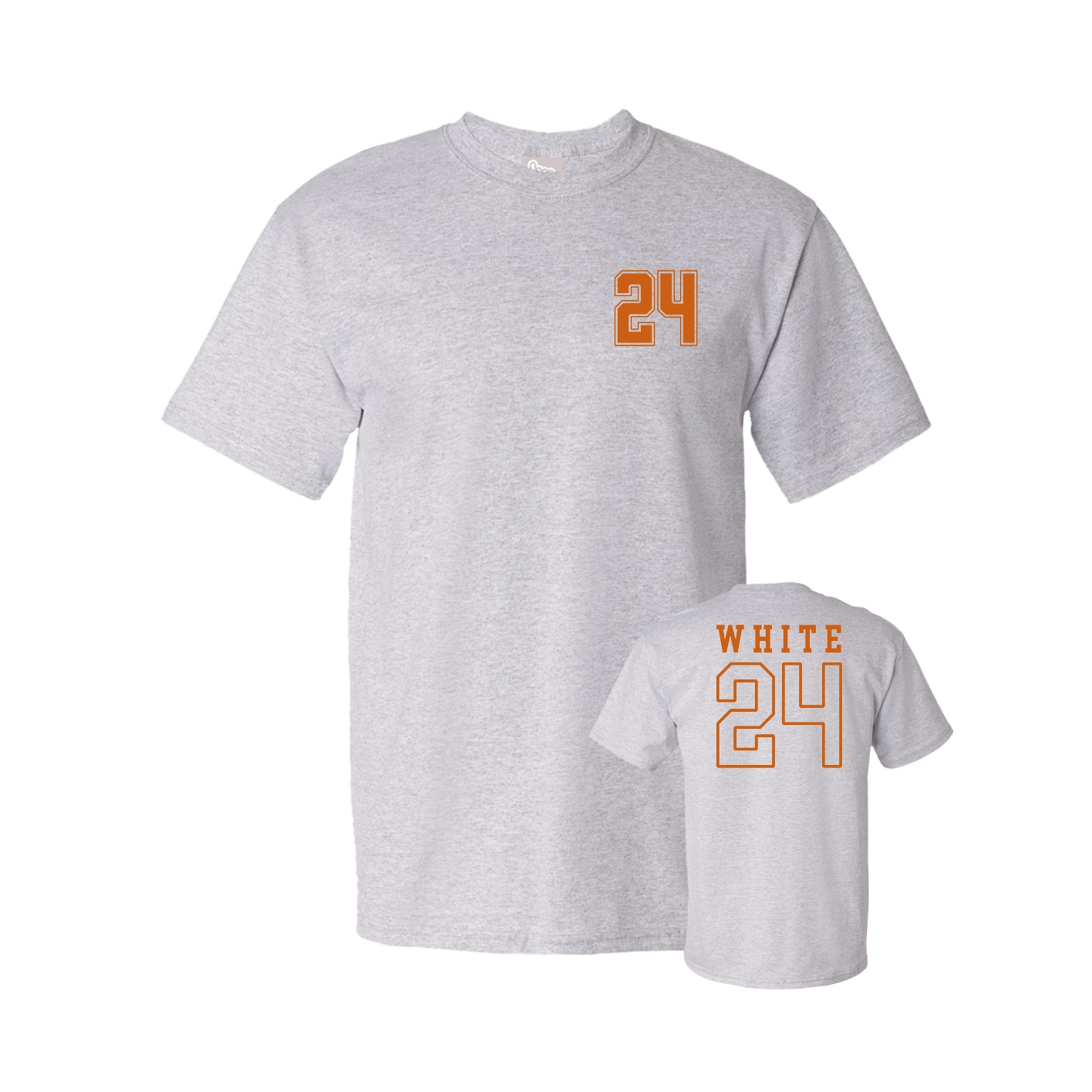 Tee — Chest Back in Grey