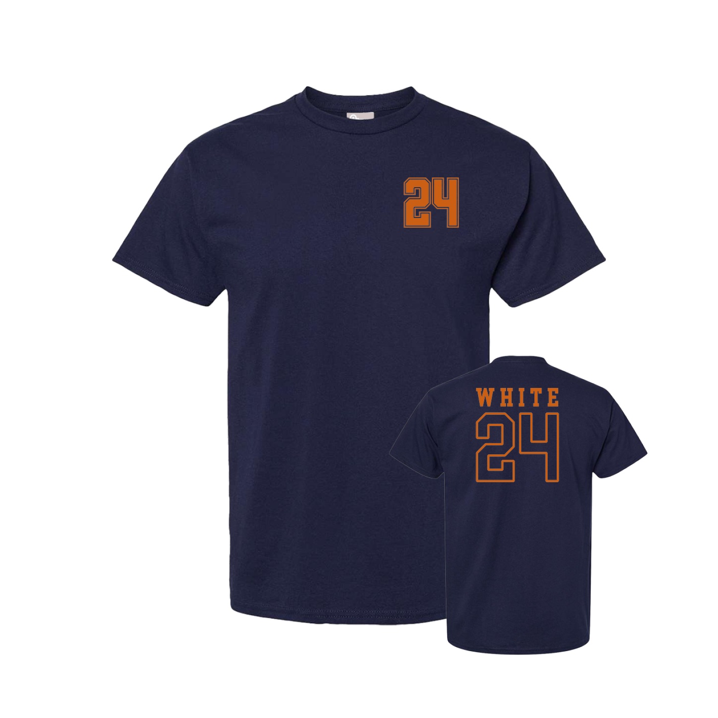 Tee — Chest Back in Navy