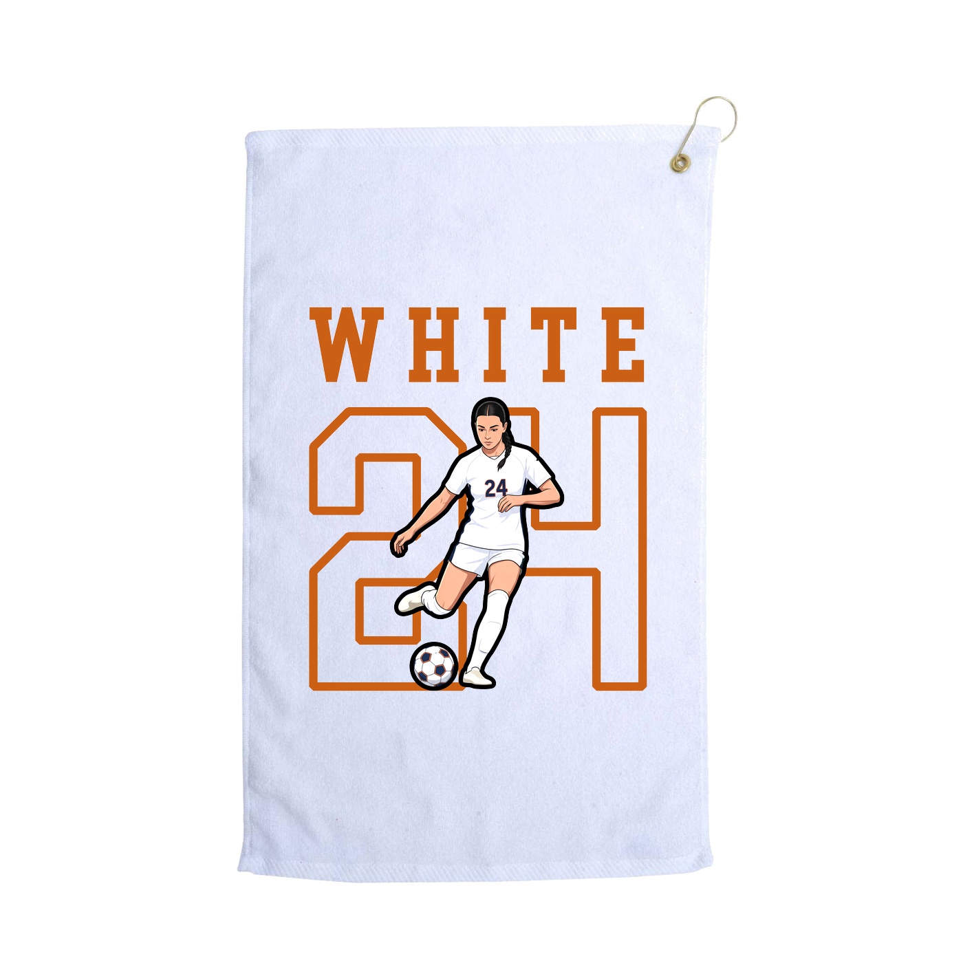 Golf Towel — Shirsey in White