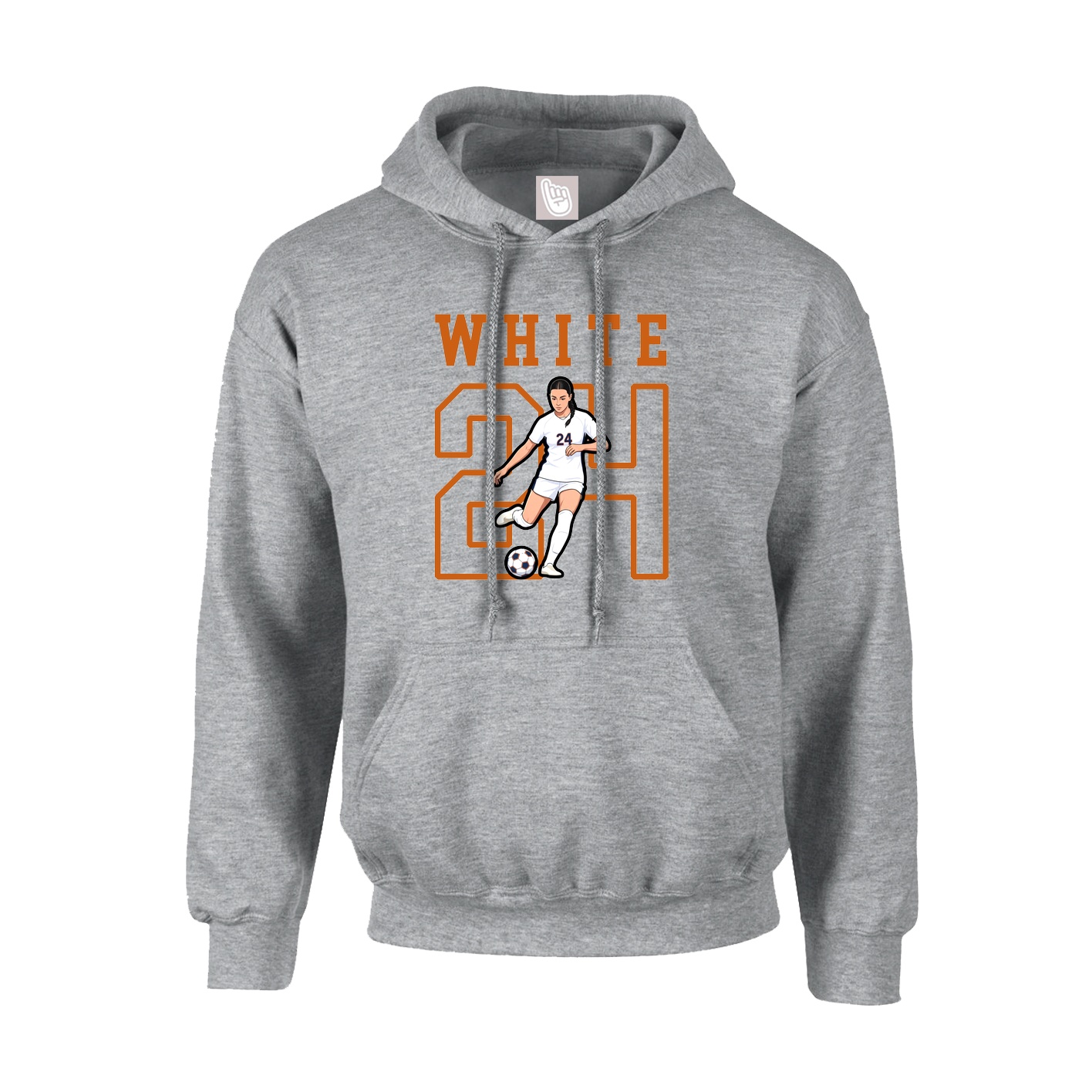 Hoodie — Shirsey in Grey