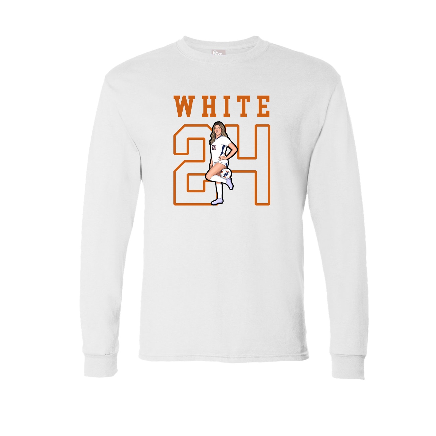 Long Sleeve Tee — Shirsey in White