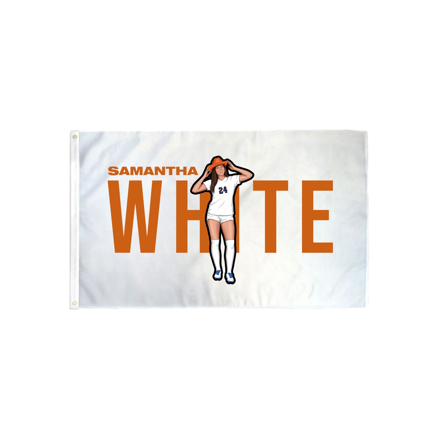 3x5 Flag — Player Name in Classic