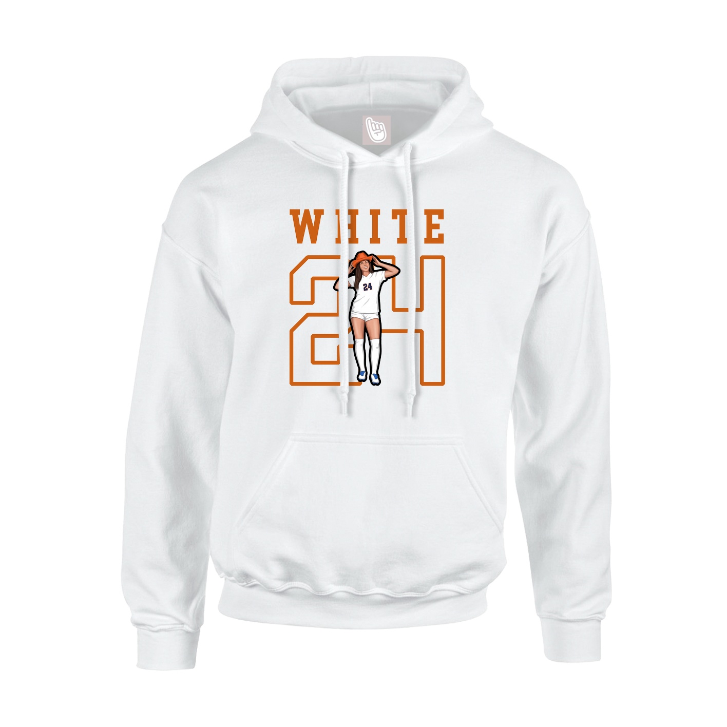 Youth Hoodie — Shirsey in White