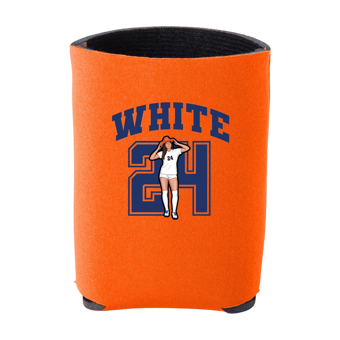 Can Holder — Number in Orange