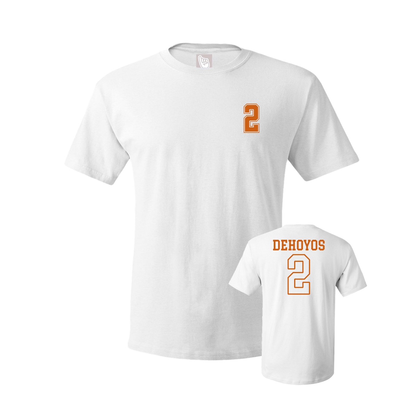 Youth Tee — Chest Back in White