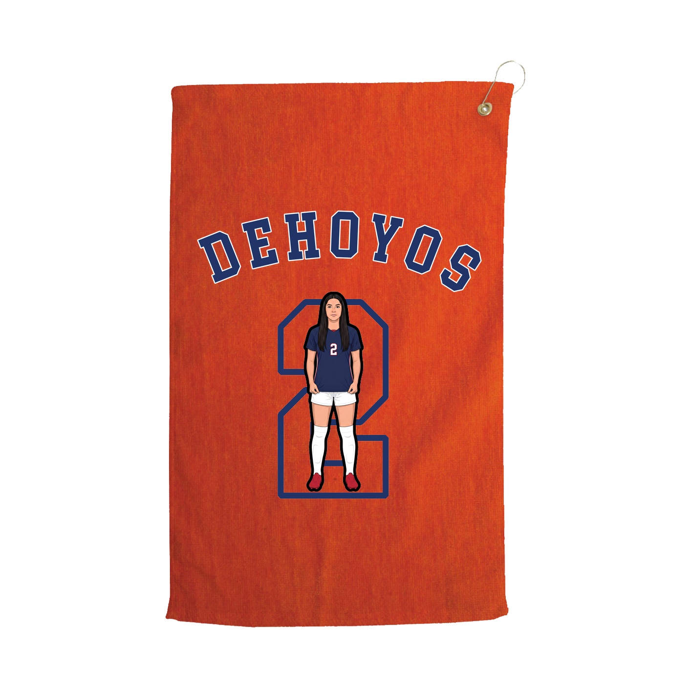 Golf Towel — Shirsey Arch in Orange