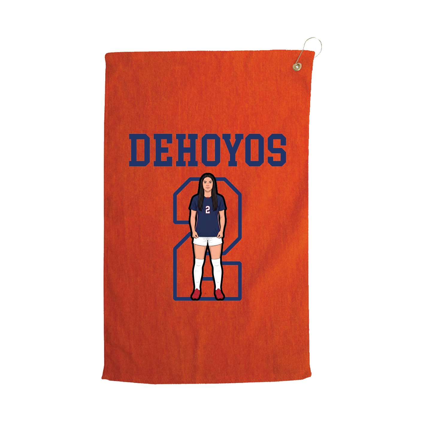 Golf Towel — Shirsey in Orange