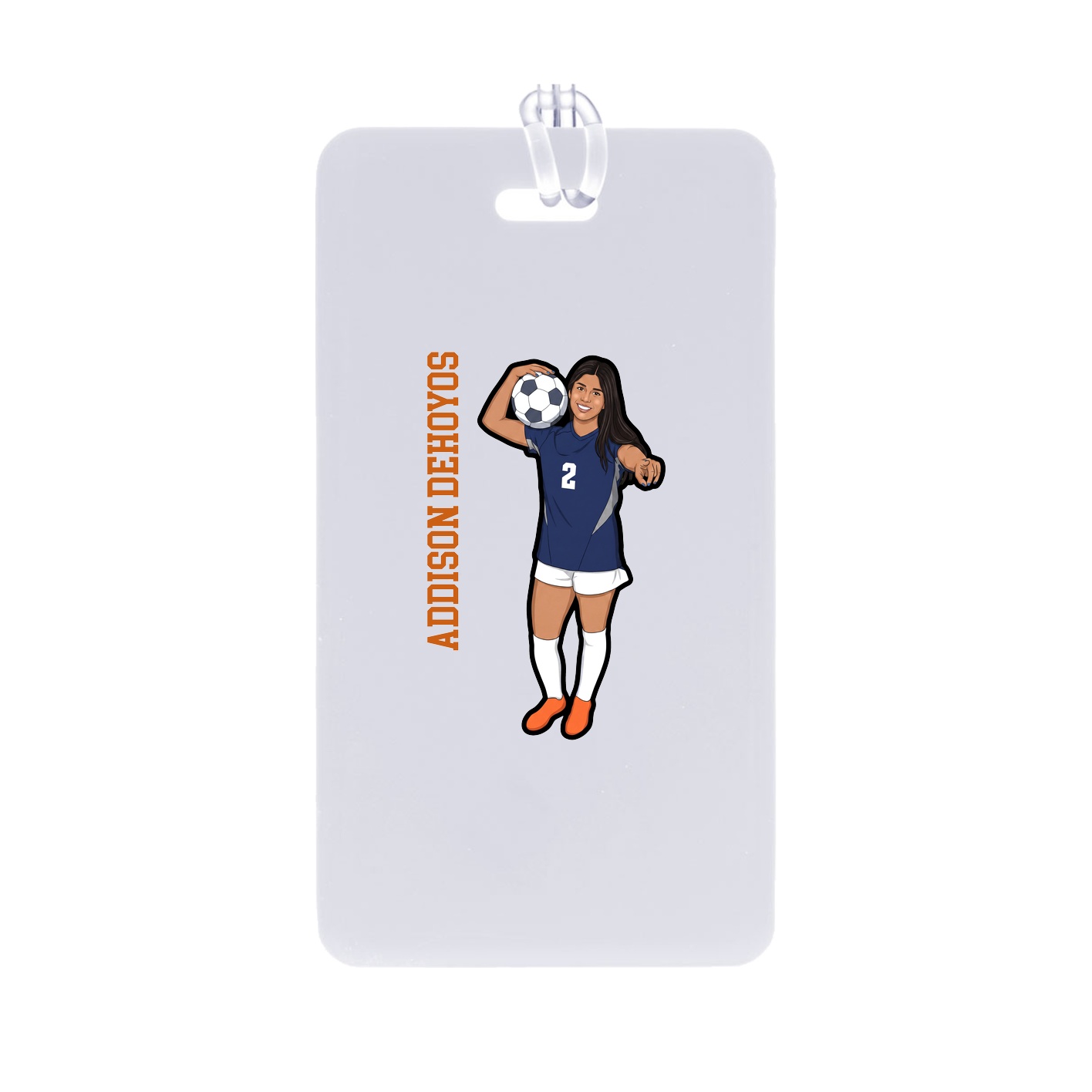 Bag Tag — Name Vertical in Classic