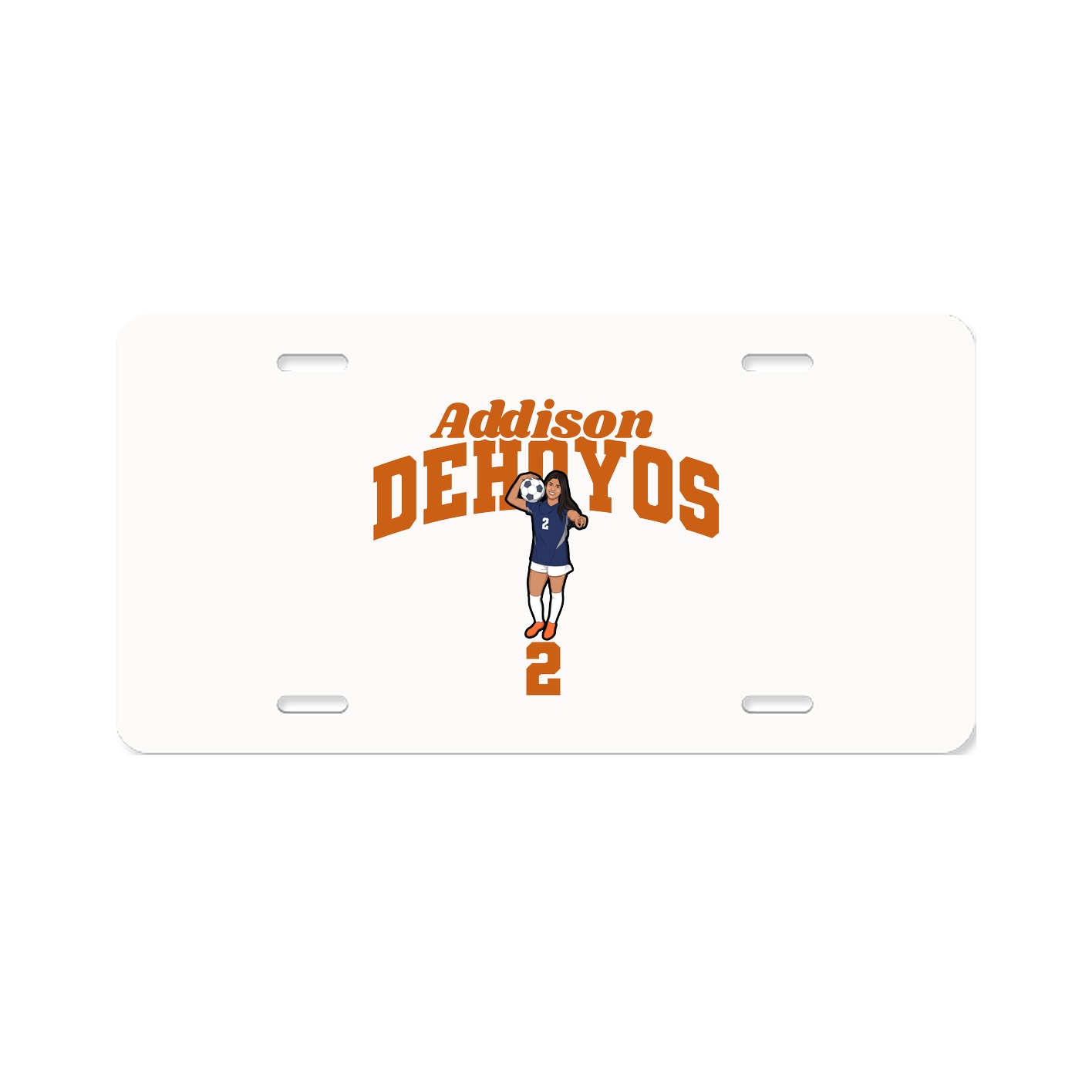 License Plate — Signature Arch in Classic