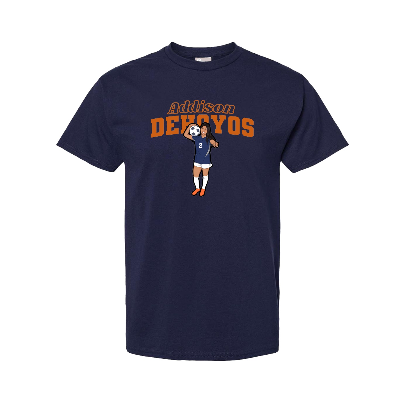 Tee — Name Arch in Navy