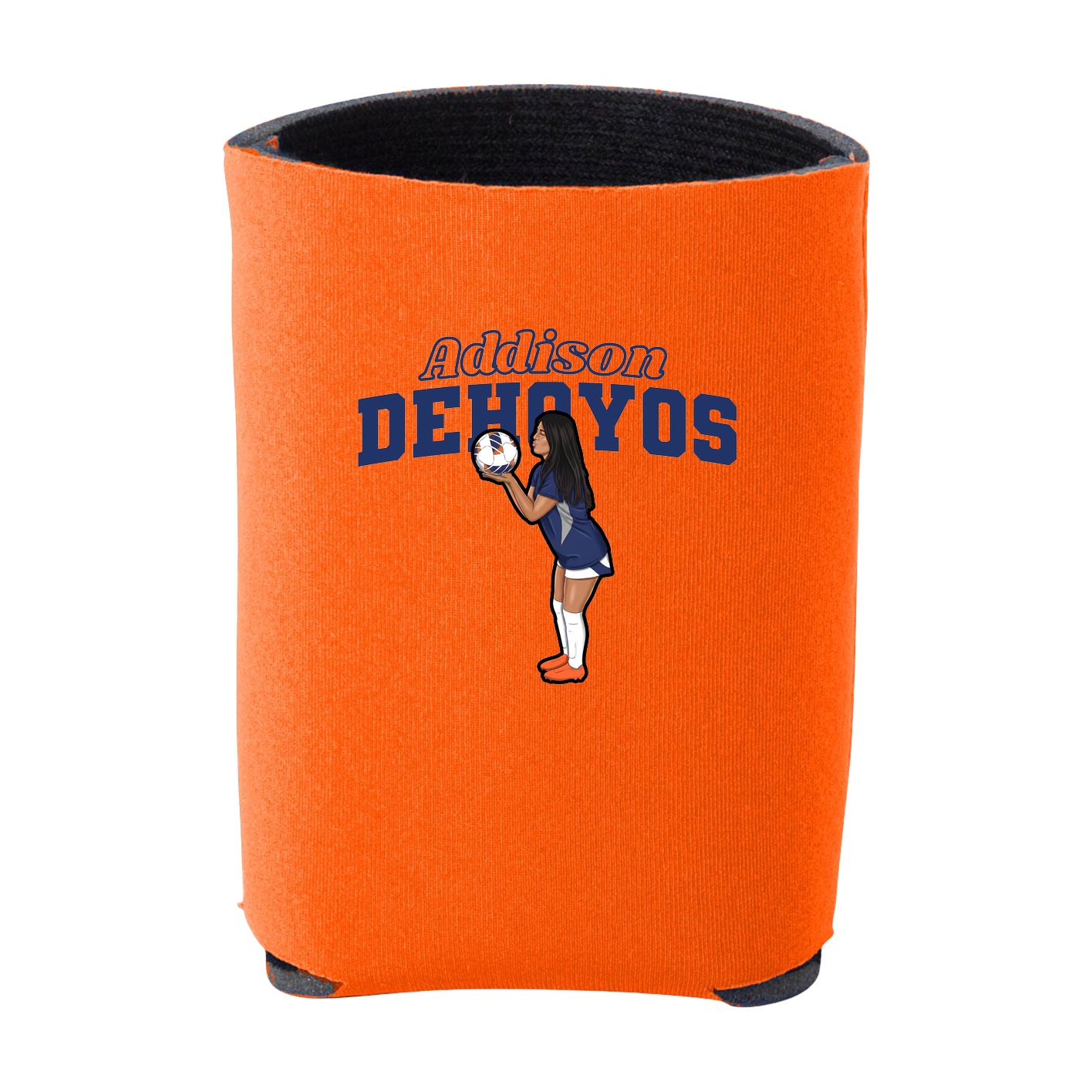 Can Holder — Name Arch in Orange