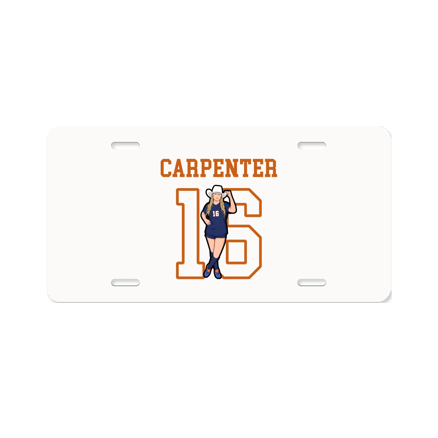 License Plate — Shirsey in Classic