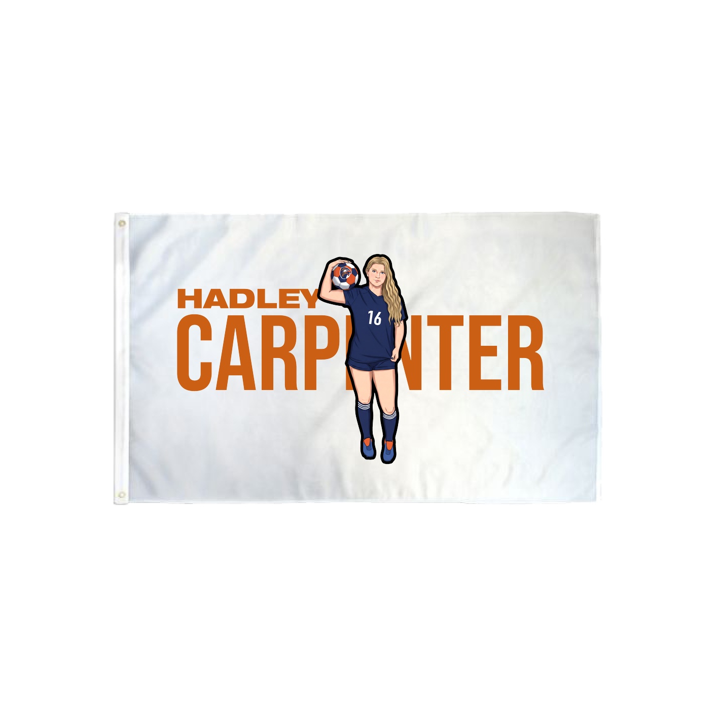 3x5 Flag — Player Name in Classic