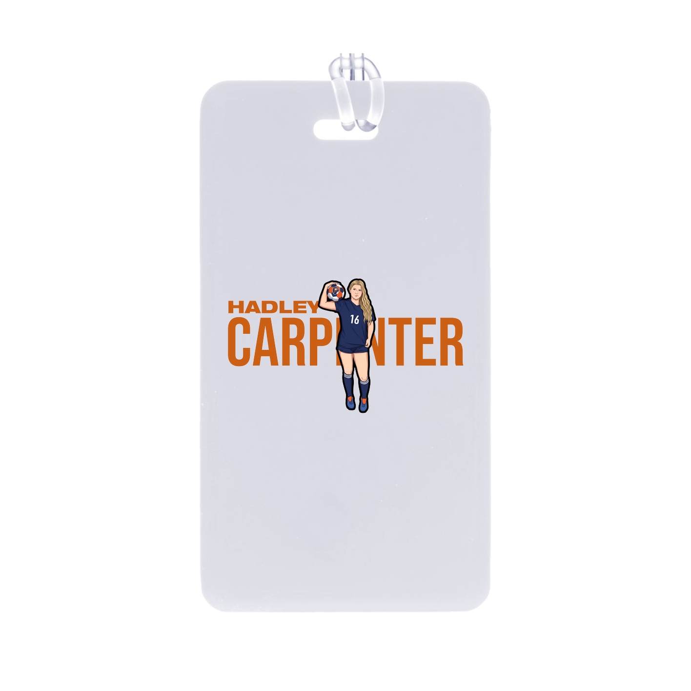 Bag Tag — Player Name in Classic