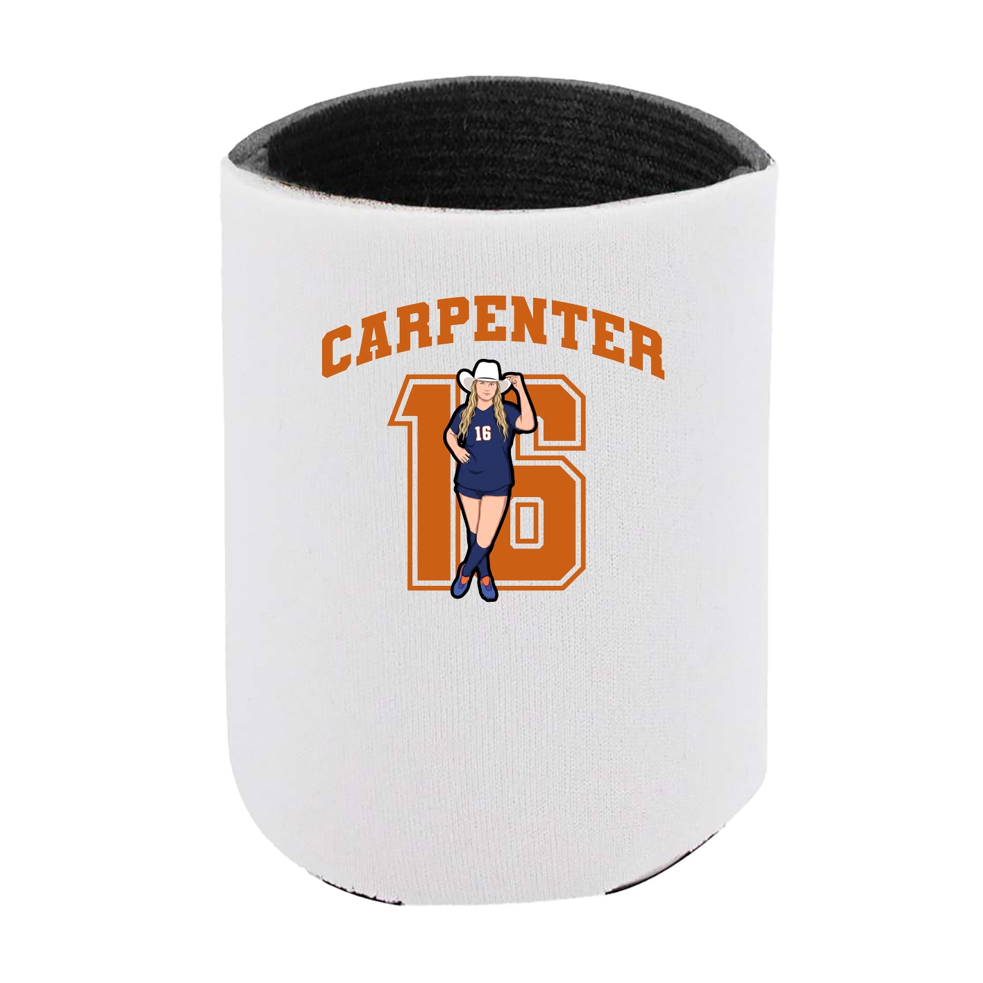 Can Holder — Number in White