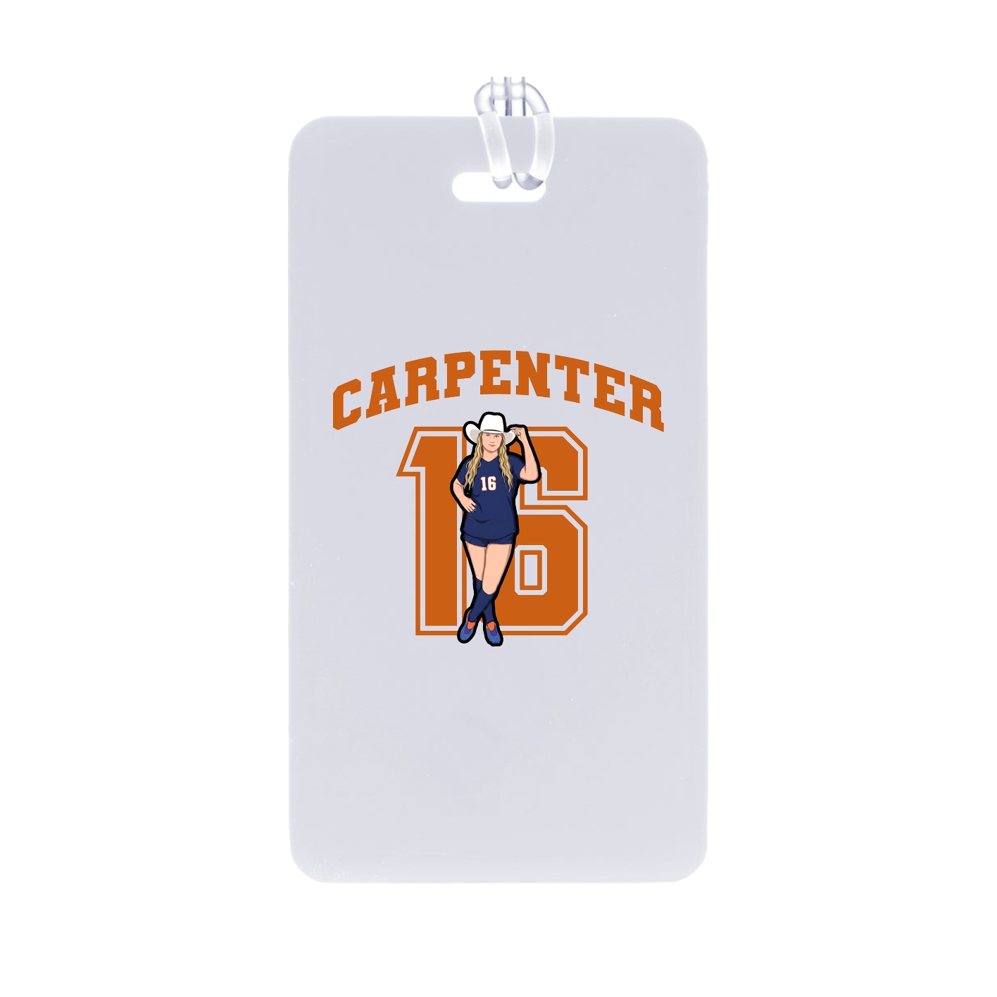 Bag Tag — Number in Classic