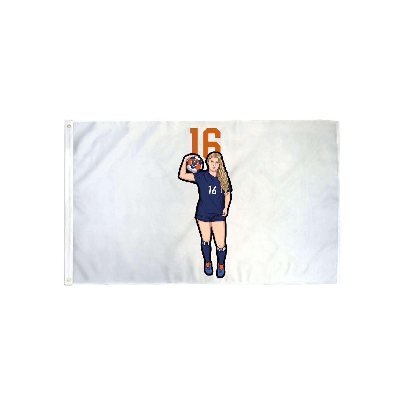 3x5 Flag — Number Top in Classic