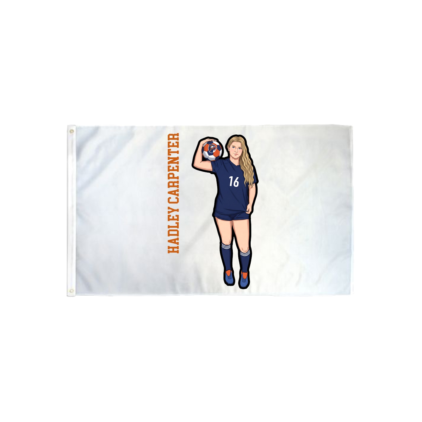 3x5 Flag — Name Vertical in Classic