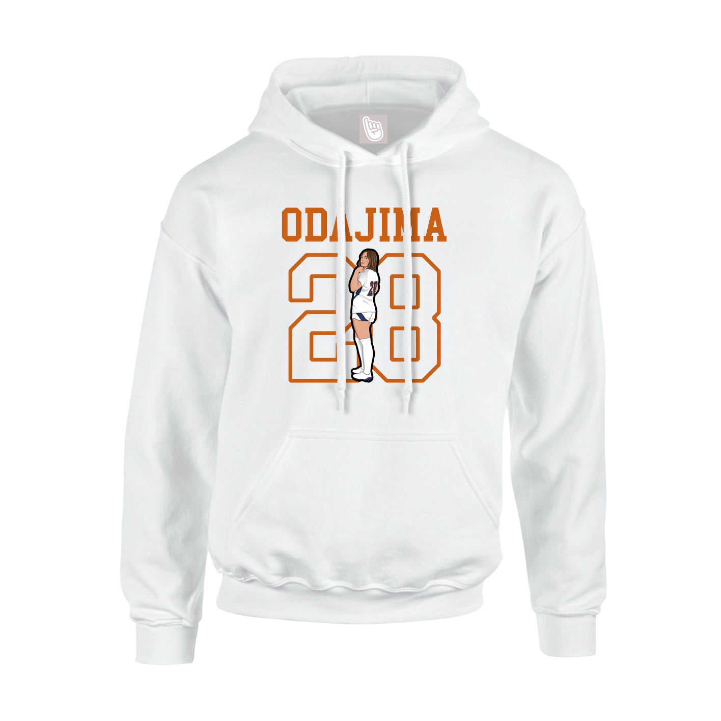 Hoodie — Shirsey in White