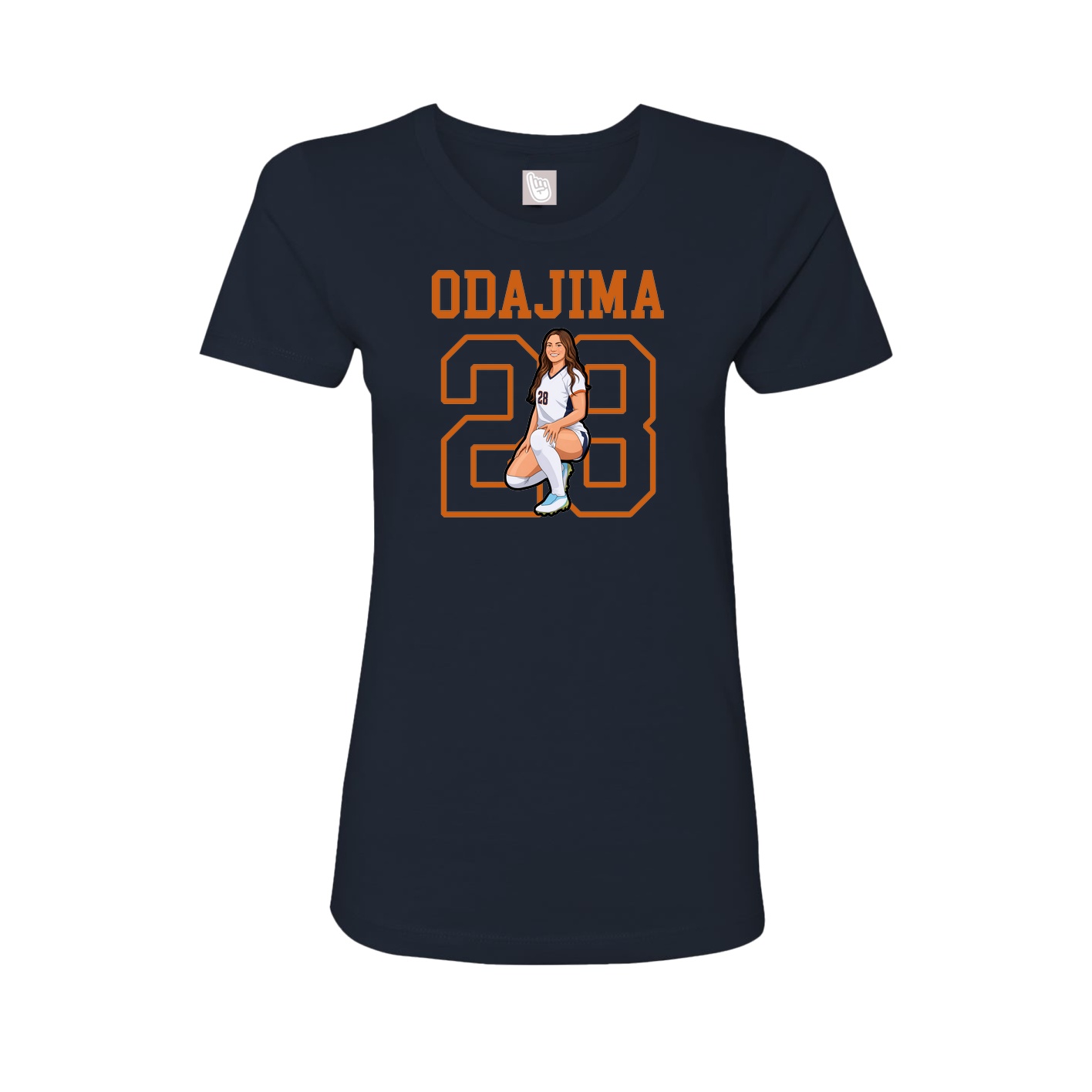 Fitted Women's Tee — Shirsey in Navy