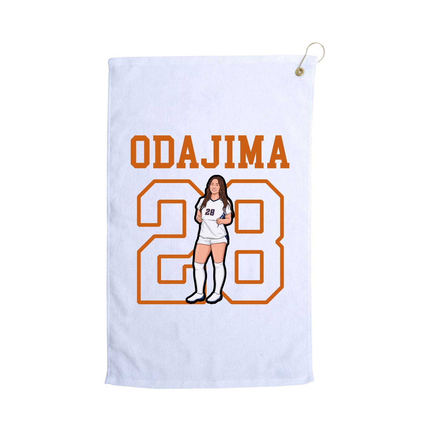 Golf Towel — Shirsey in White