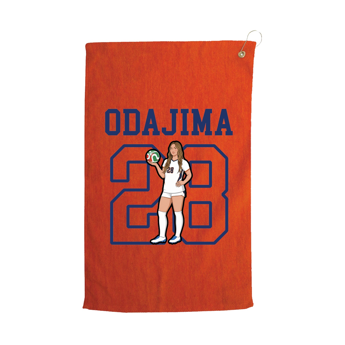 Golf Towel — Shirsey in Orange