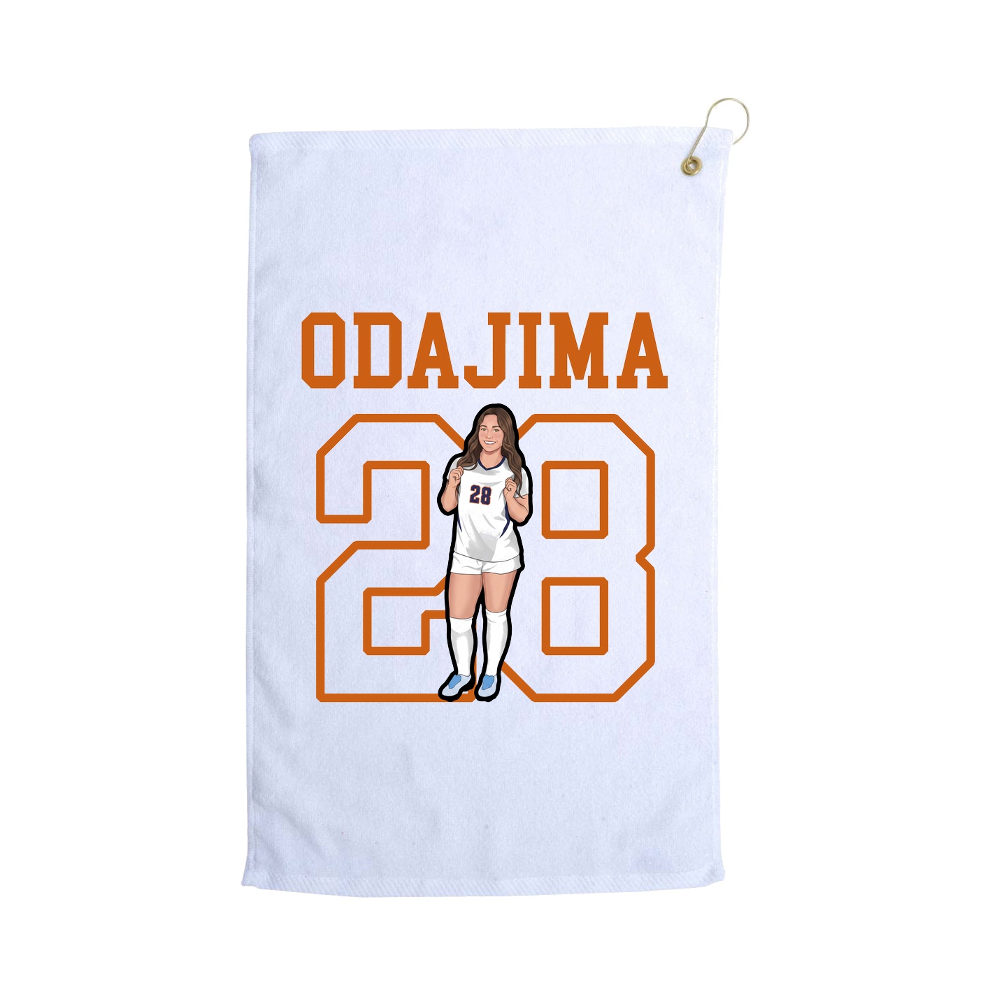 Golf Towel — Shirsey in White
