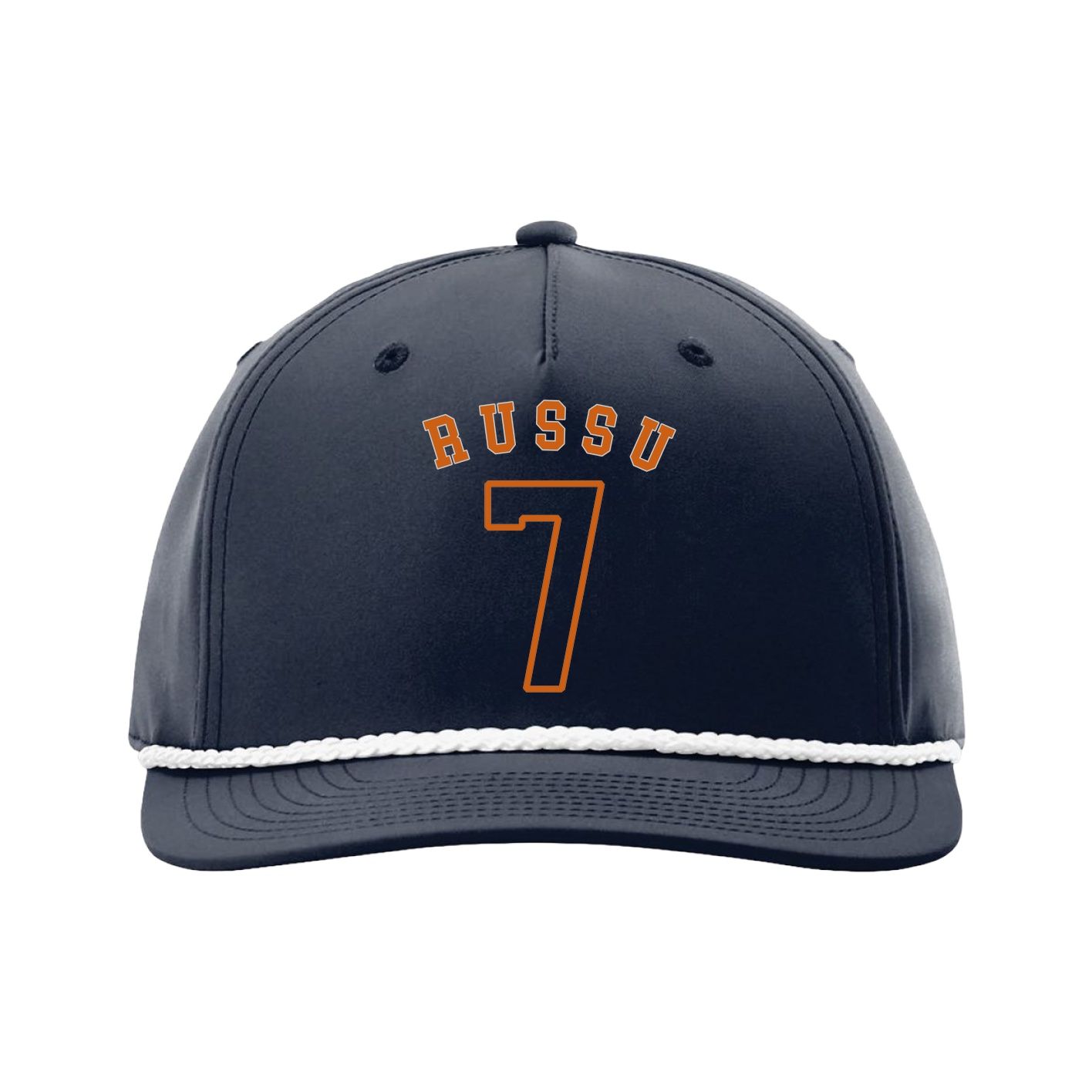 Five-Panel Classic Rope Cap — Shirsey Arch in Navy