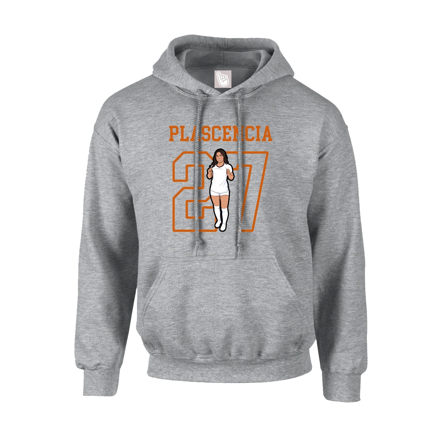 Hoodie — Shirsey in Grey