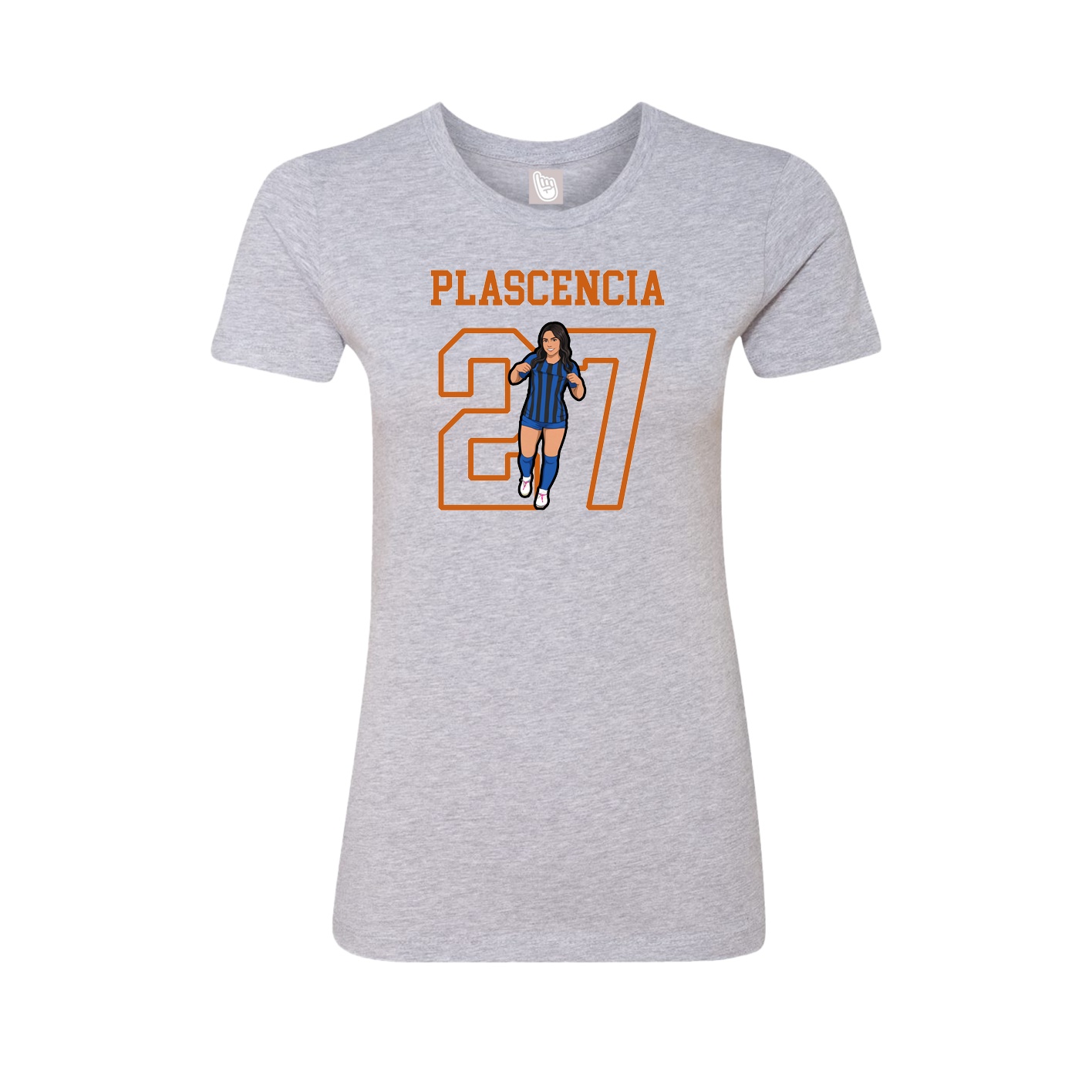 Fitted Women's Tee — Shirsey in Grey