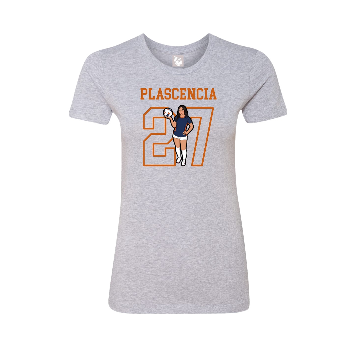 Fitted Women's Tee — Shirsey in Grey