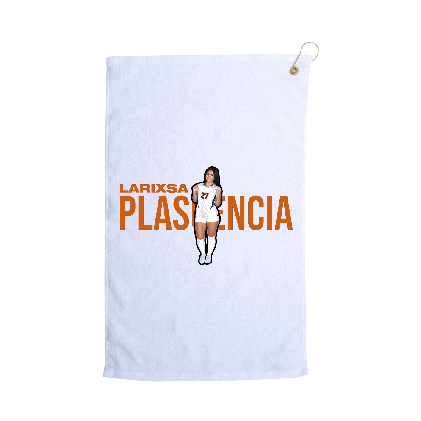 Golf Towel — Player Name in White