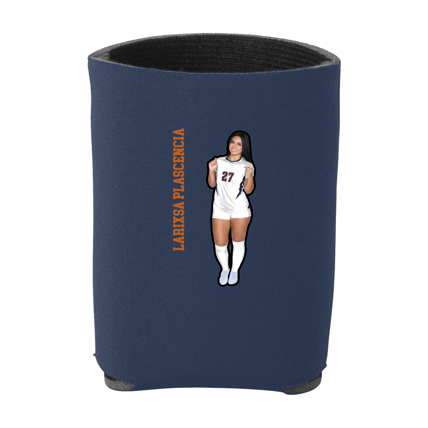 Can Holder — Name Vertical in Navy