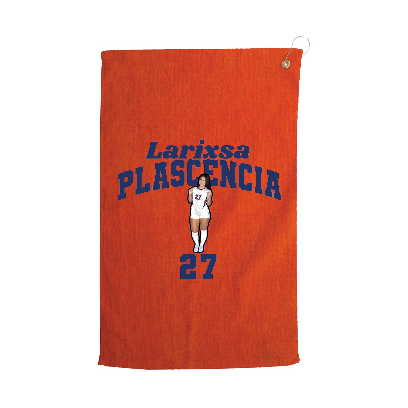 Golf Towel — Signature Arch in Orange