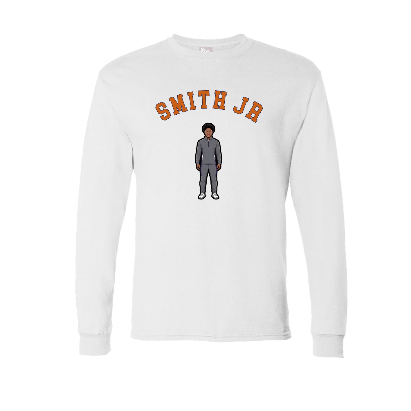 Long Sleeve Tee — Shirsey Arch in White