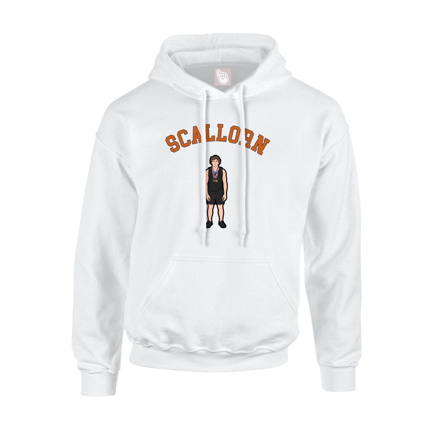 Youth Hoodie — Shirsey Arch in White