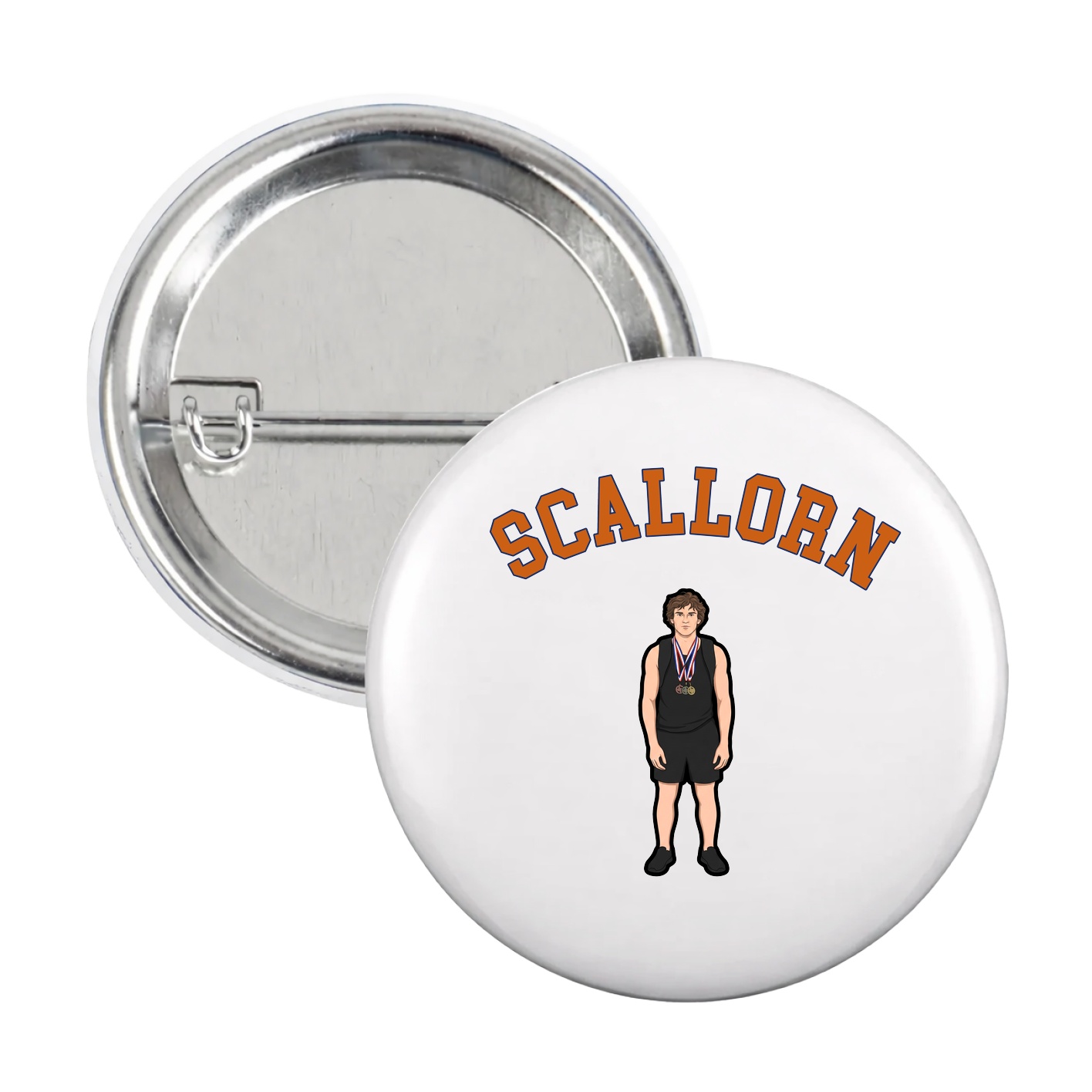 Game Day Button — Shirsey Arch in White