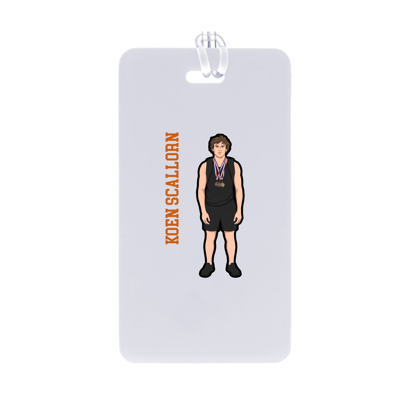 Bag Tag — Name Vertical in Classic