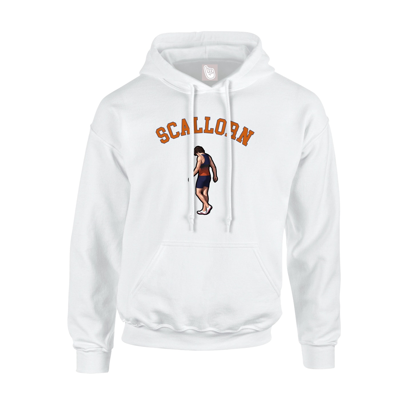 Youth Hoodie — Shirsey Arch in White