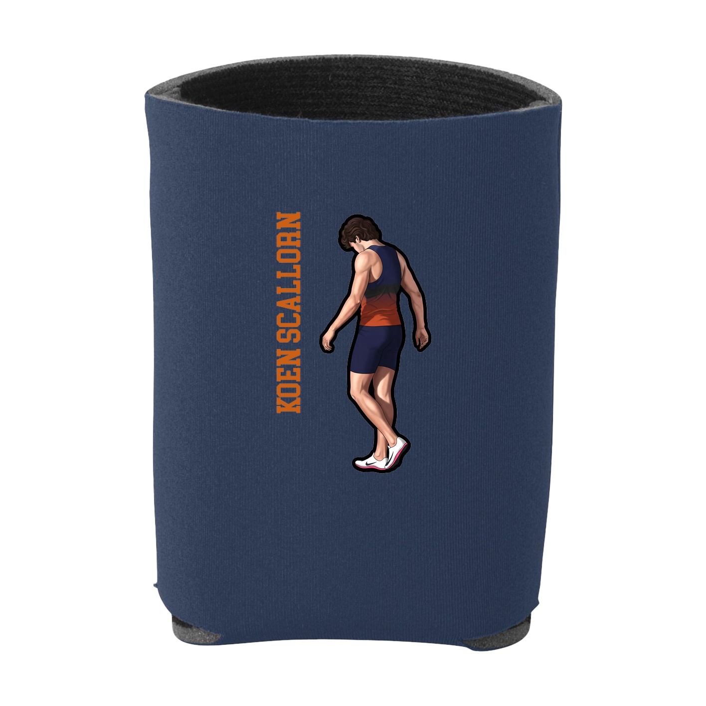 Can Holder — Name Vertical in Navy