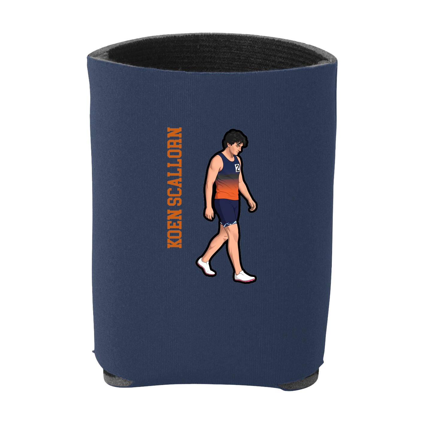 Can Holder — Name Vertical in Navy