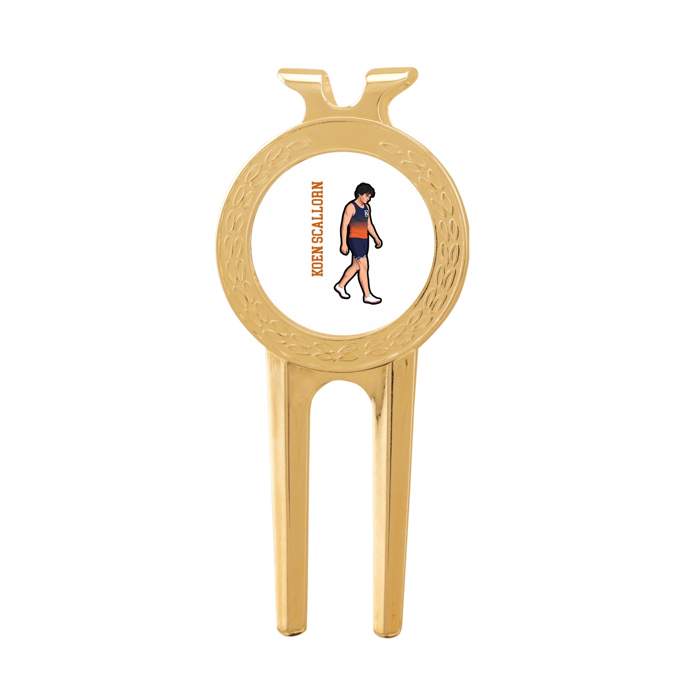 Divot Tool with Ball Marker — Name Vertical in Classic