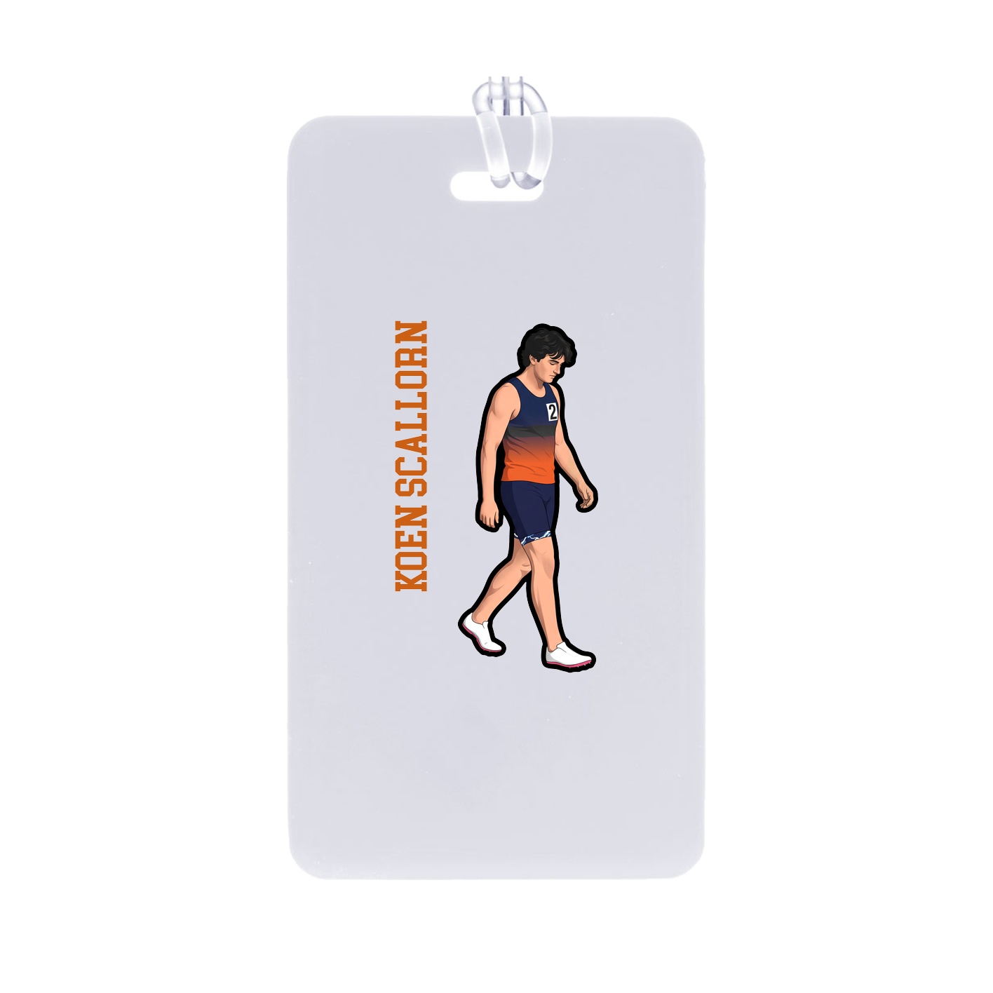 Bag Tag — Name Vertical in Classic