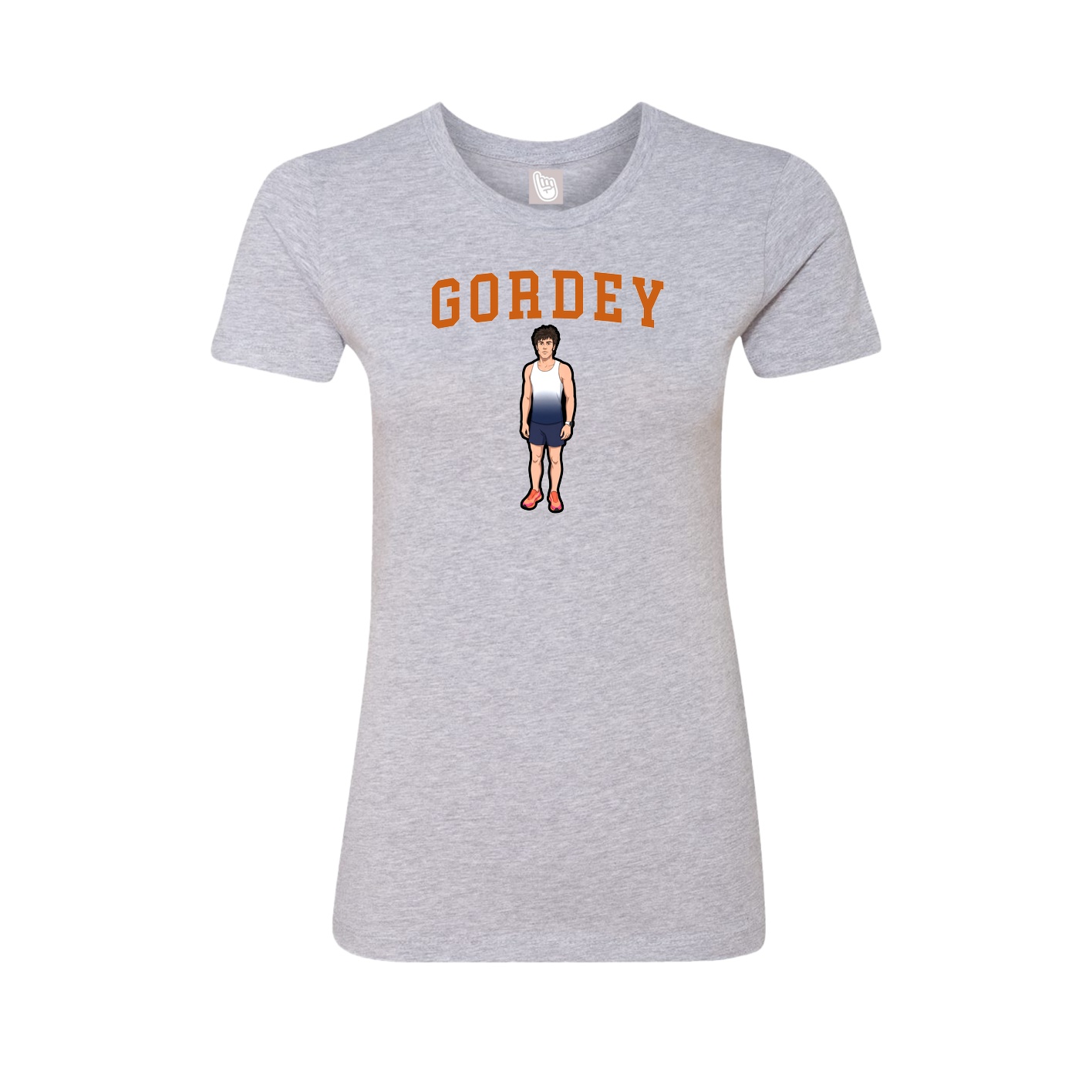 Fitted Women's Tee — Shirsey in Grey