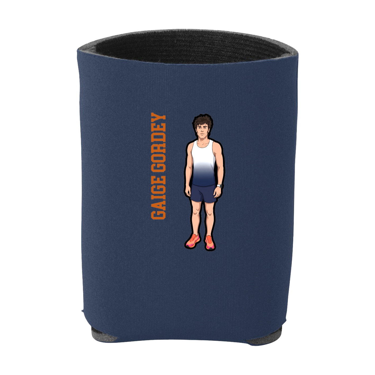 Can Holder — Name Vertical in Navy