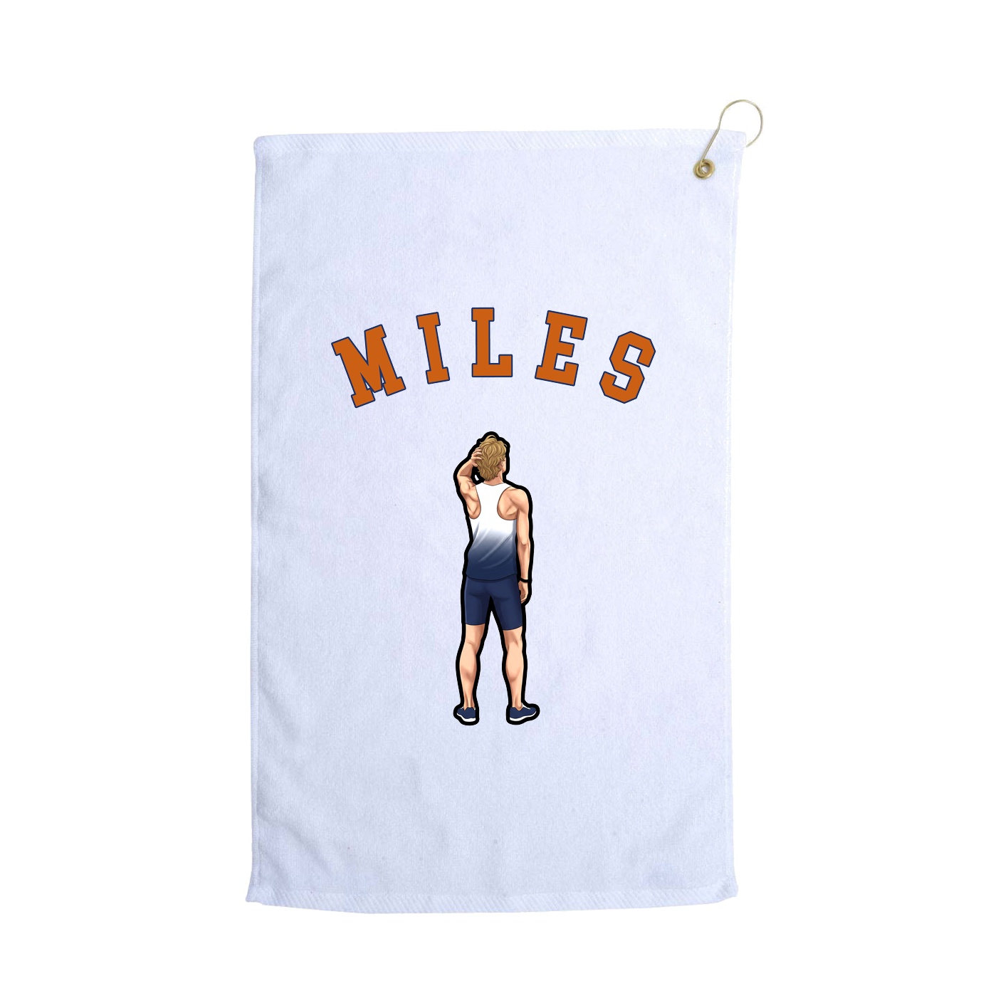 Golf Towel — Shirsey Arch in White