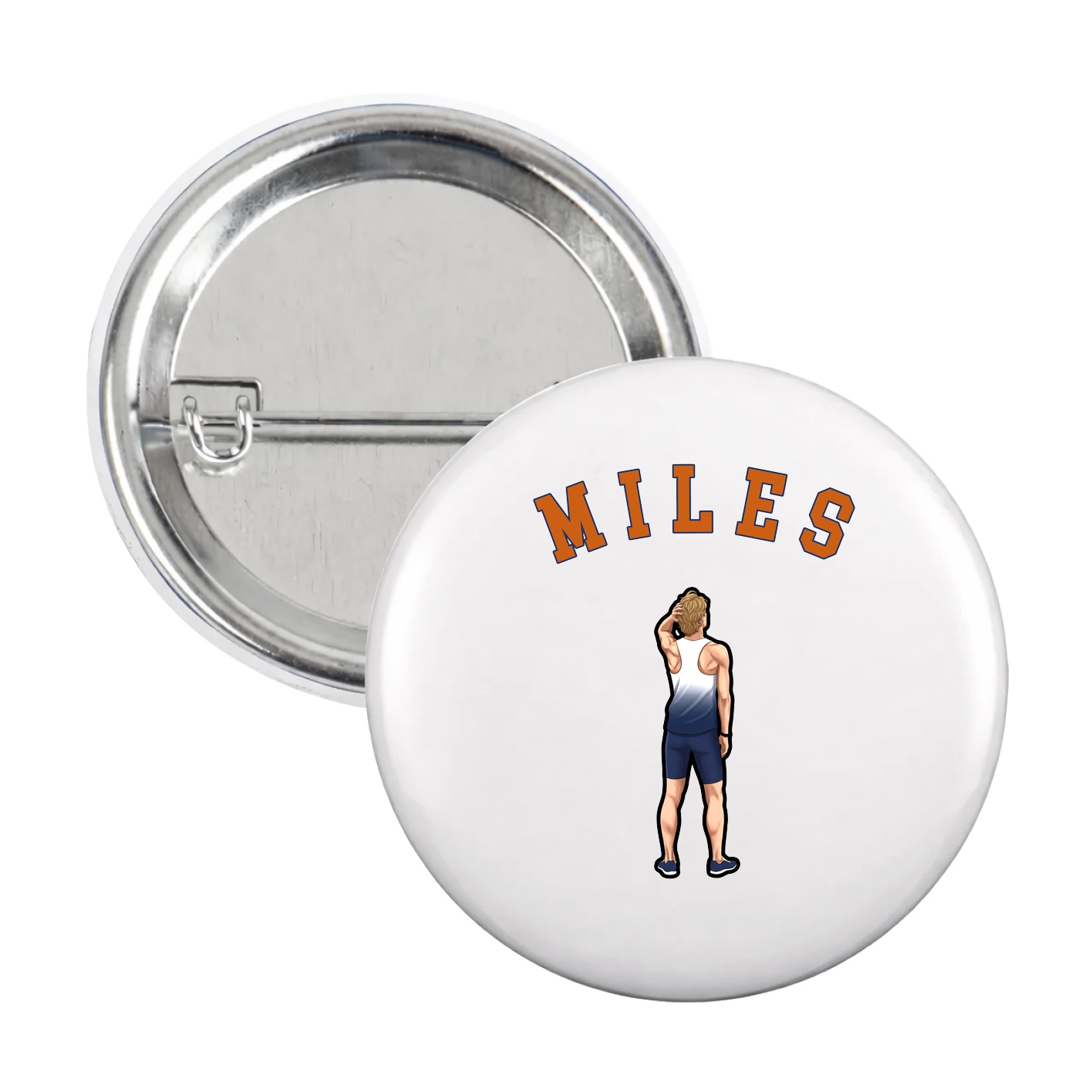 Game Day Button — Shirsey Arch in White